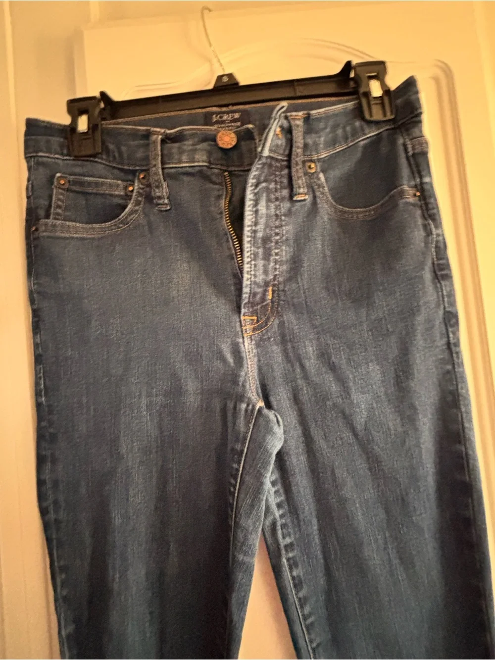 J. Crew Skinny Jeans in Medium Blue Wash